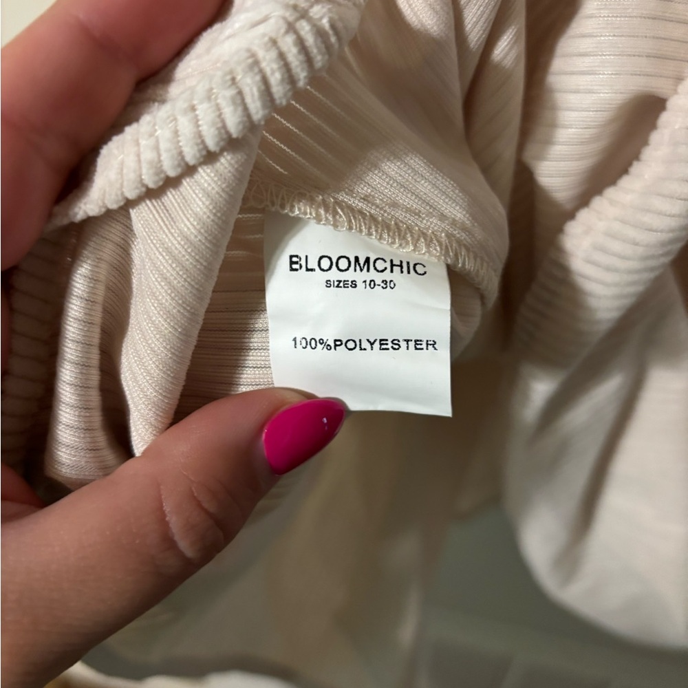 Bloomchic Ruffle Hem Shacket - Picture 3 of 7